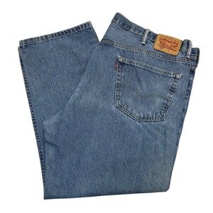 Levis 550 Relaxed Blue Jeans Mens 46 x 29 Straight Leg Denim Pants Casual Biker